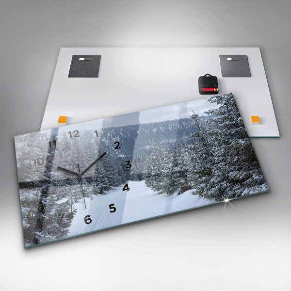 Orologi orizzontali Monti dei Giganti della Repubblica Ceca in inverno