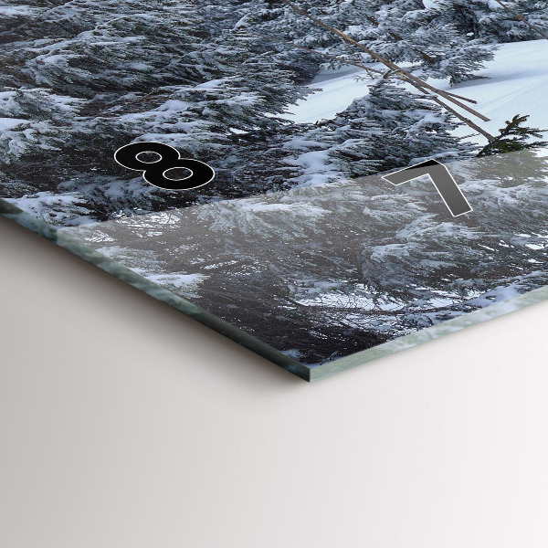 Orologi orizzontali Monti dei Giganti della Repubblica Ceca in inverno