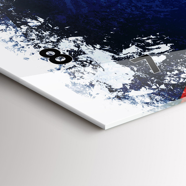 Orologio rettangolare bandiera ceca