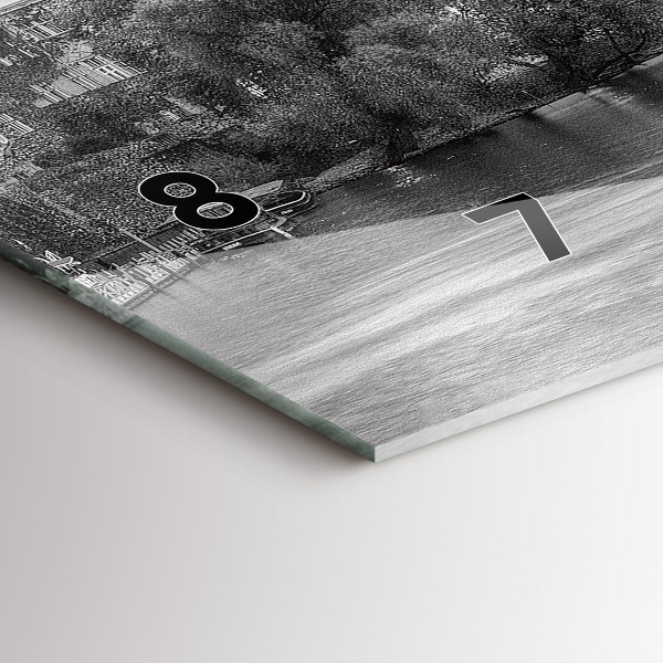 Orologio rettangolare Vista del Ponte Carlo a Praga