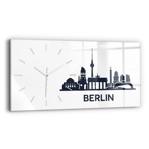 Orologio rettangolare Illustrazione della città di Berlino