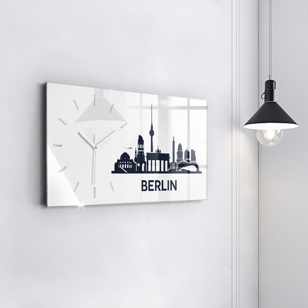 Orologio rettangolare Illustrazione della città di Berlino