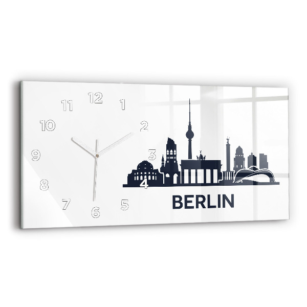 Orologio rettangolare Illustrazione della città di Berlino