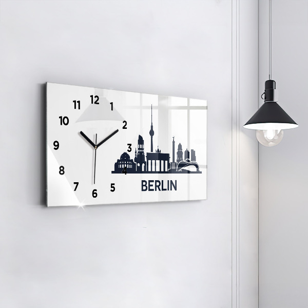 Orologio rettangolare Illustrazione della città di Berlino
