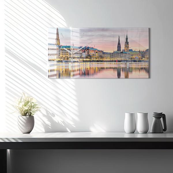 Orologio rettangolare Alster ad Amburgo