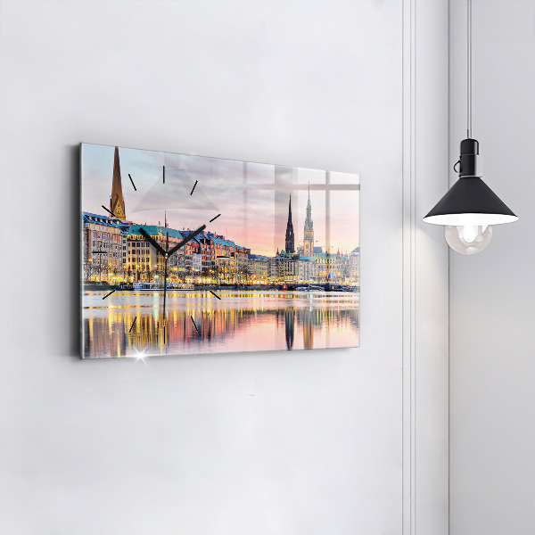 Orologio rettangolare Alster ad Amburgo
