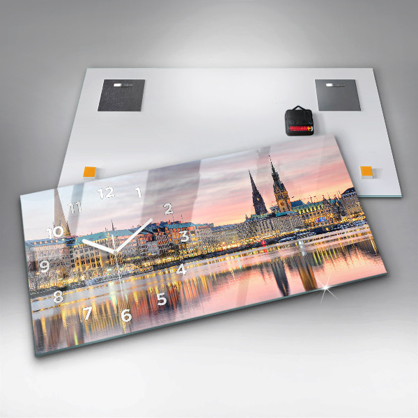 Orologio rettangolare Alster ad Amburgo