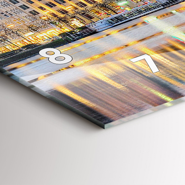 Orologio rettangolare Alster ad Amburgo