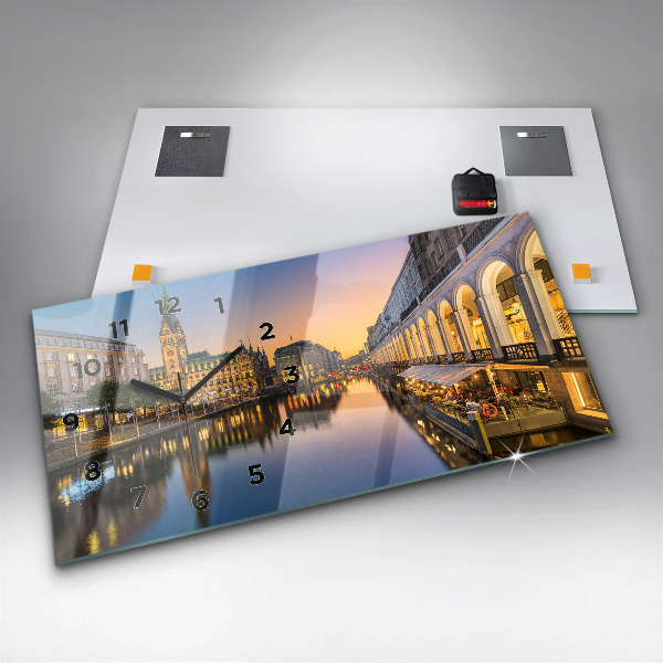 Orologio rettangolare Municipio di Amburgo