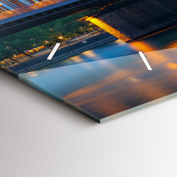 Orologio rettangolare Vista del municipio