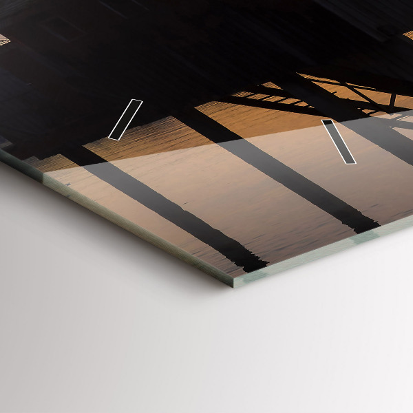 Orologi orizzontali Tramonto sul lago