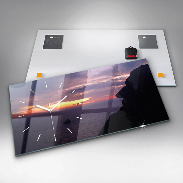 Orologio rettangolare Testa di pietra