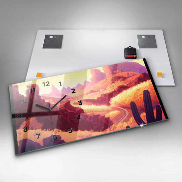 Orologi orizzontali Illustrazione del deserto dell'Arizona