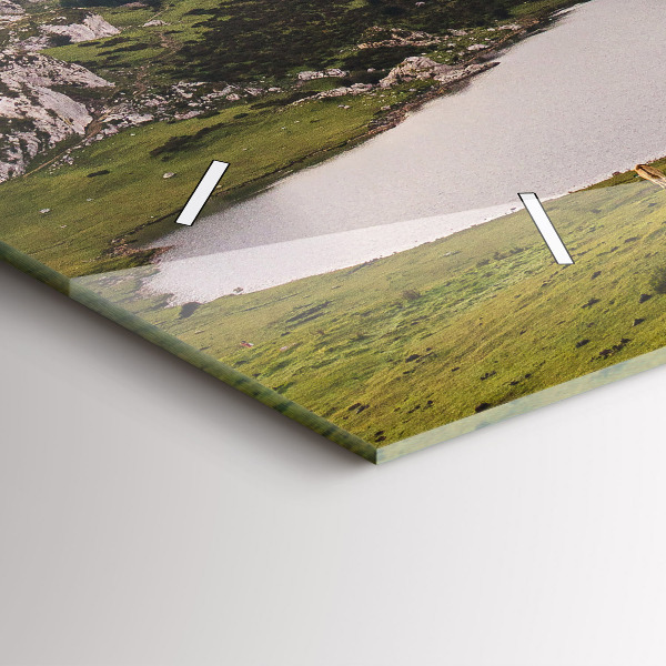 Orologio rettangolare Lago e Pirenei