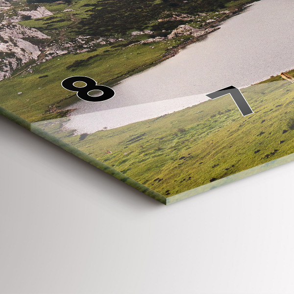 Orologio rettangolare Lago e Pirenei