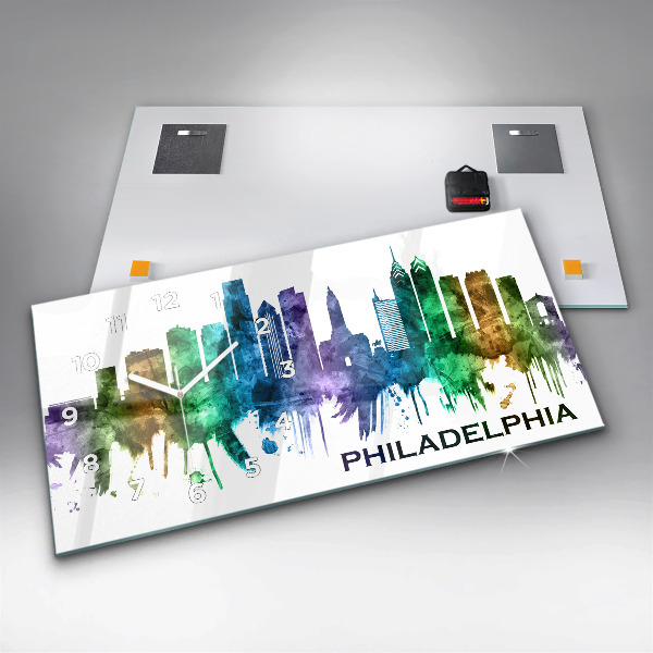 Orologi orizzontali Filadelfia colorata