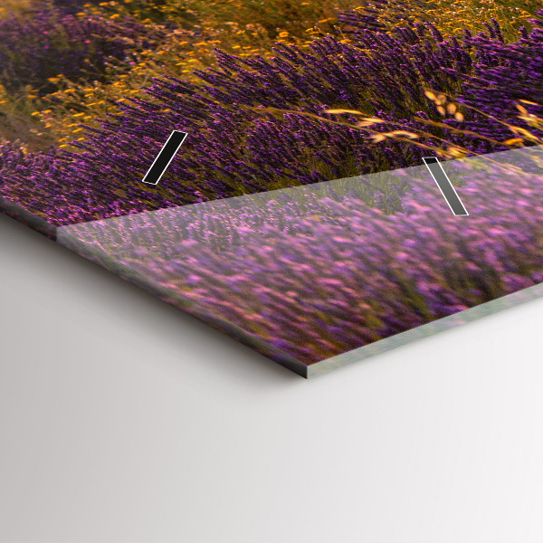 Orologio rettangolare Campo di lavanda Francia