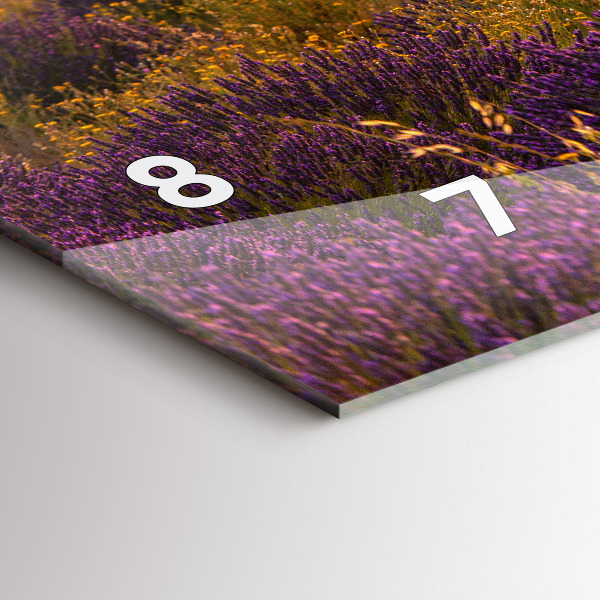 Orologio rettangolare Campo di lavanda Francia