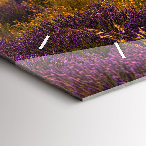 Orologio rettangolare Campo di lavanda Francia