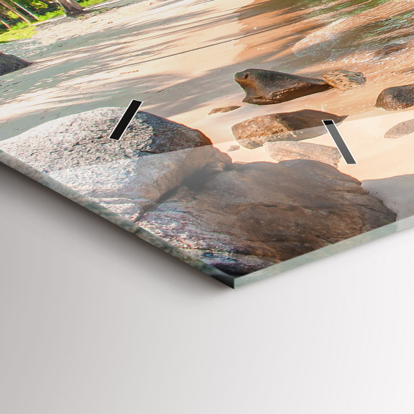 Orologio rettangolare Bellissima spiaggia in Thailandia