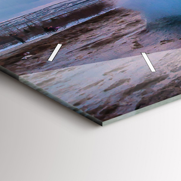 Orologio rettangolare Geyser sull'isola d'Islanda