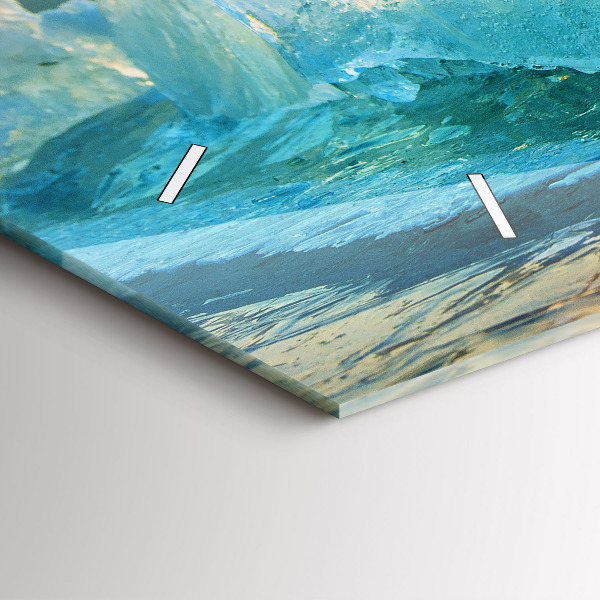 Orologio rettangolare Iceberg e alba