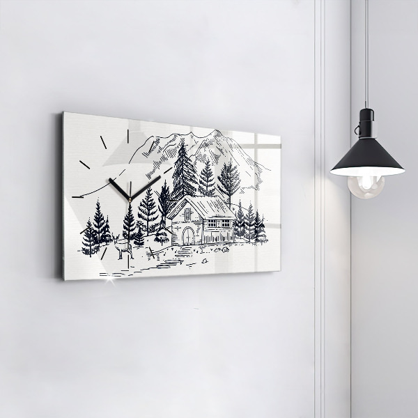 Orologio rettangolare Città dei cartoni animati