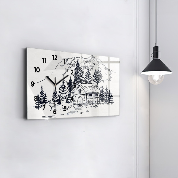 Orologio rettangolare Città dei cartoni animati