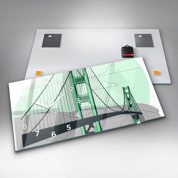 Orologio rettangolare Ponte Verde