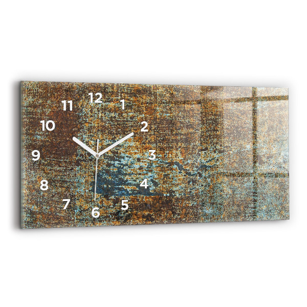 Orologio rettangolare Vecchia struttura metallica