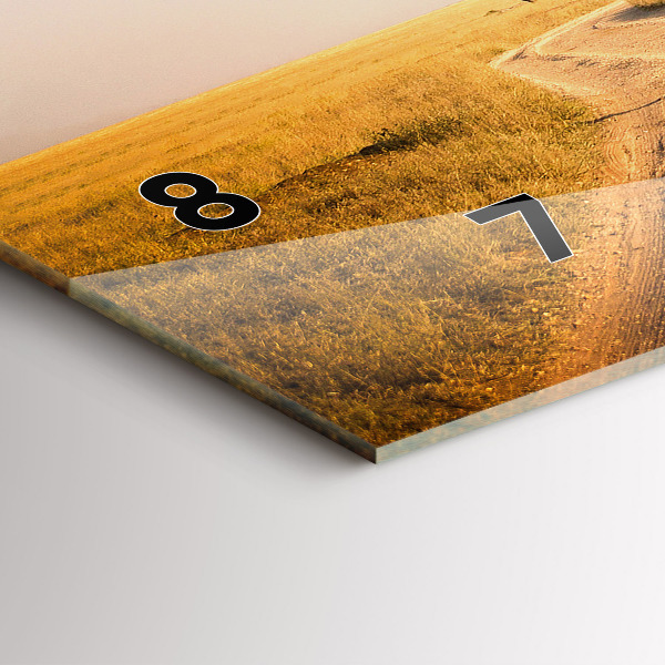 Orologio rettangolare Paesaggio africano