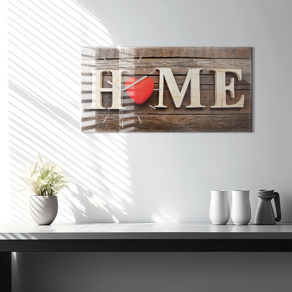 Orologio rettangolare La casa dell'iscrizione