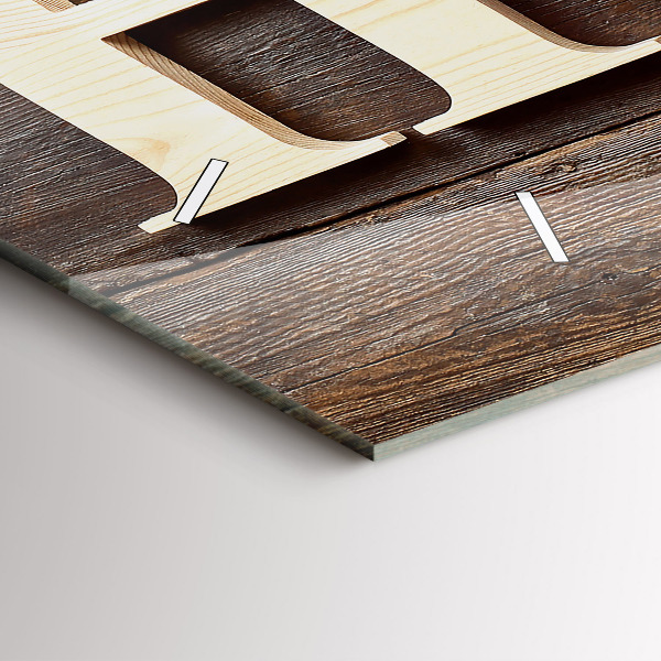 Orologio rettangolare La casa dell'iscrizione