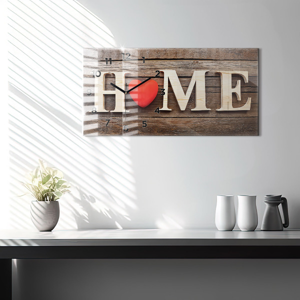 Orologio rettangolare La casa dell'iscrizione