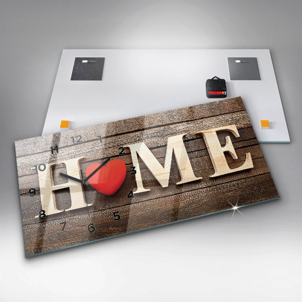 Orologio rettangolare La casa dell'iscrizione