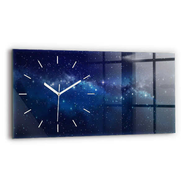 Orologio rettangolare Stelle del cielo scuro