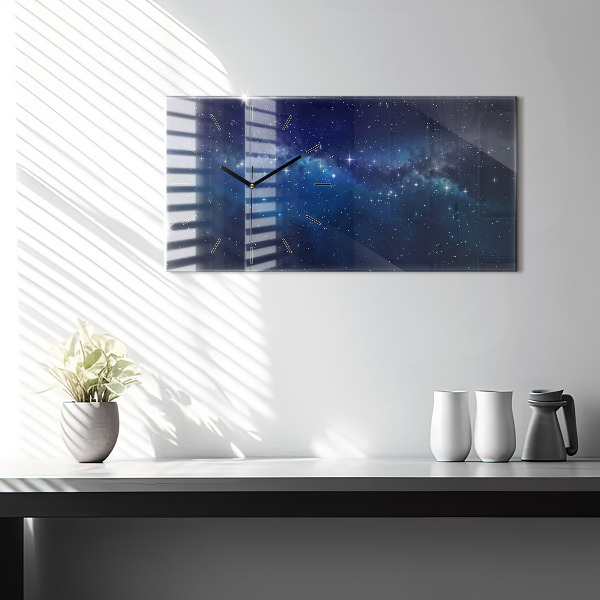 Orologio rettangolare Stelle del cielo scuro