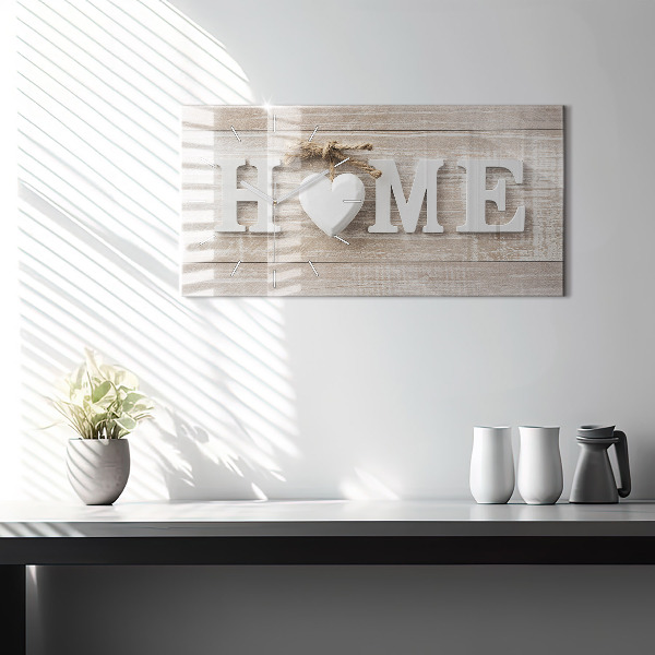 Orologio rettangolare La casa dell'iscrizione