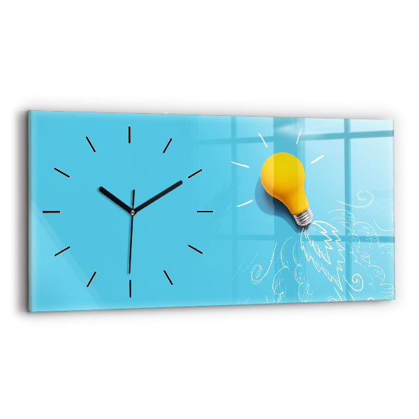 Orologi orizzontali Disegno della lampadina