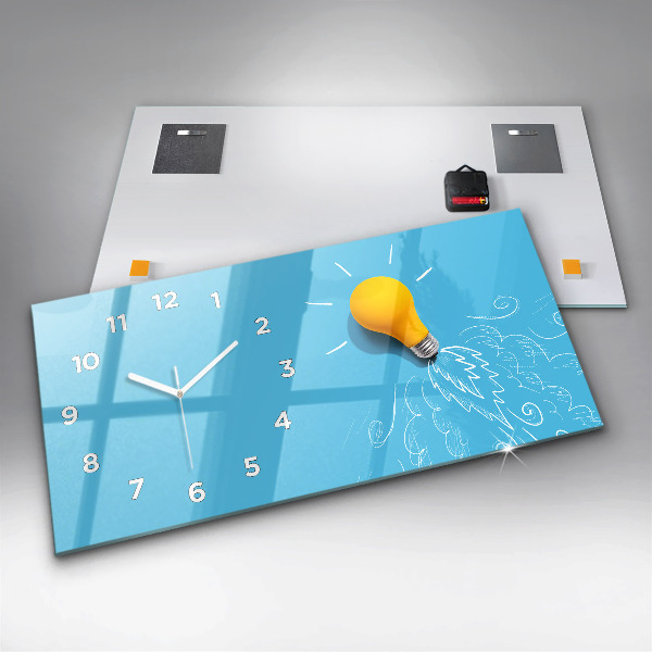 Orologi orizzontali Disegno della lampadina
