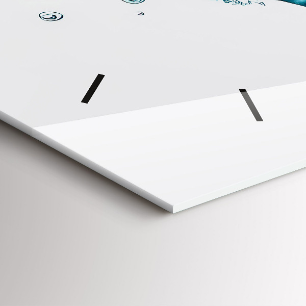 Orologi orizzontali Mappa dell'acqua del mondo