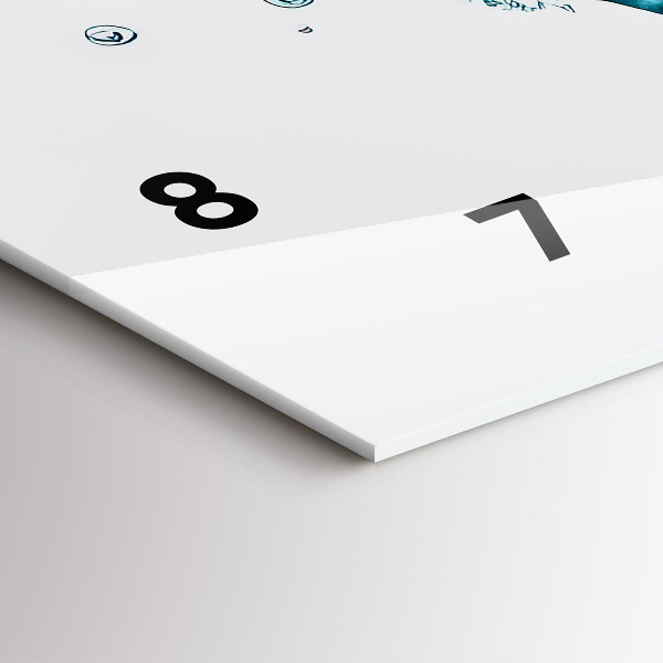 Orologi orizzontali Mappa dell'acqua del mondo