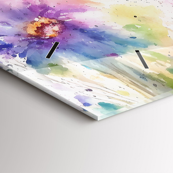 Orologi orizzontali Fiori dipinti