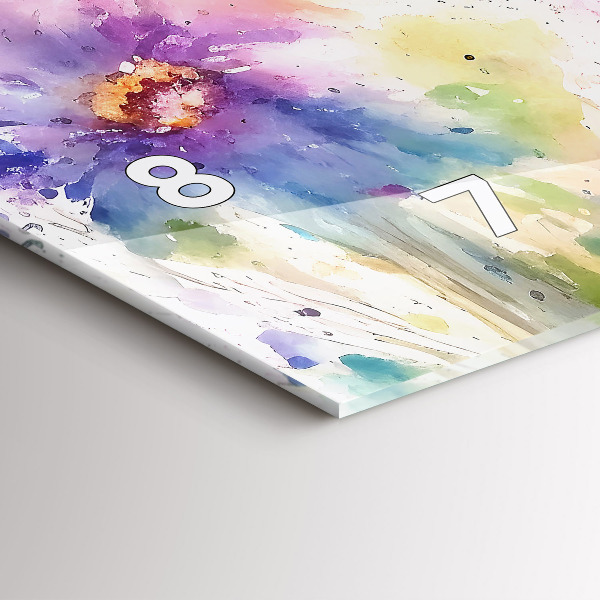 Orologi orizzontali Fiori dipinti