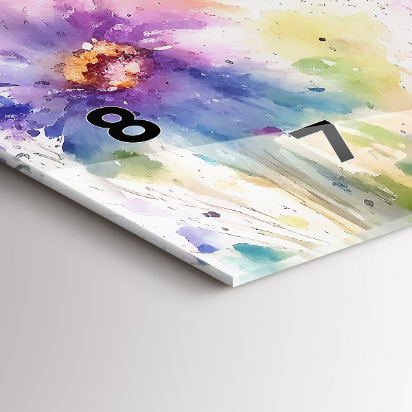 Orologi orizzontali Fiori dipinti