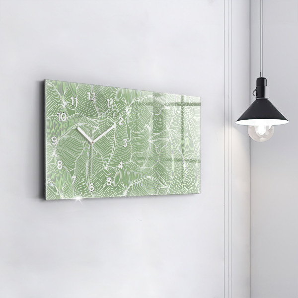 Orologi orizzontali Foglie modello natura