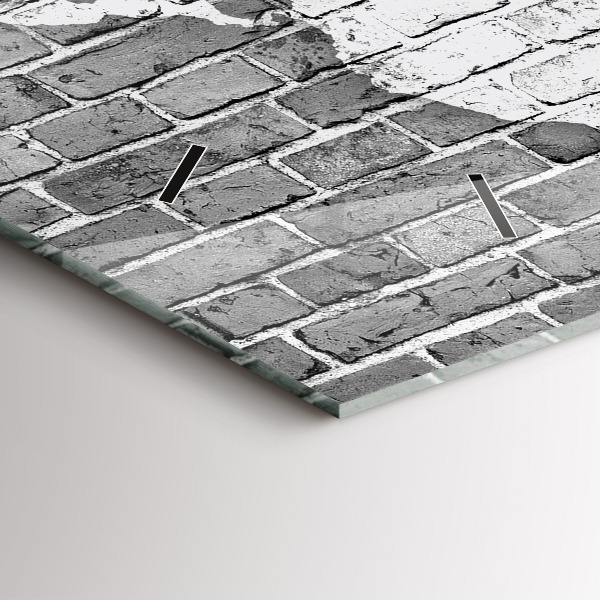 Orologio rettangolare Mappa del mondo sul muro