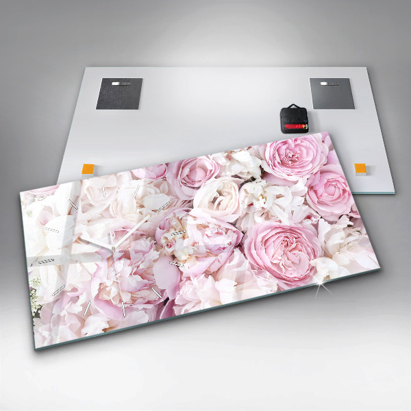 Orologi orizzontali Fiori decorativi