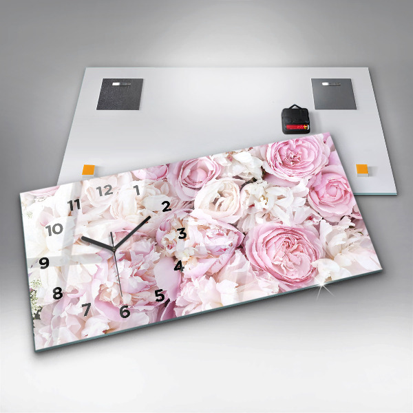 Orologi orizzontali Fiori decorativi