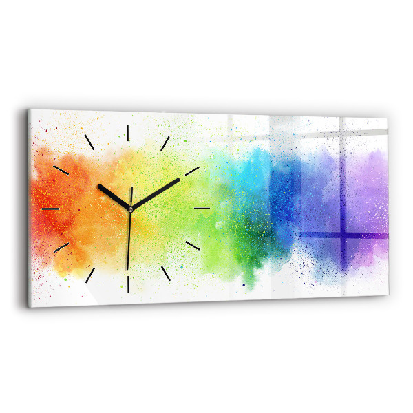 Orologi orizzontali Arcobaleno astratto